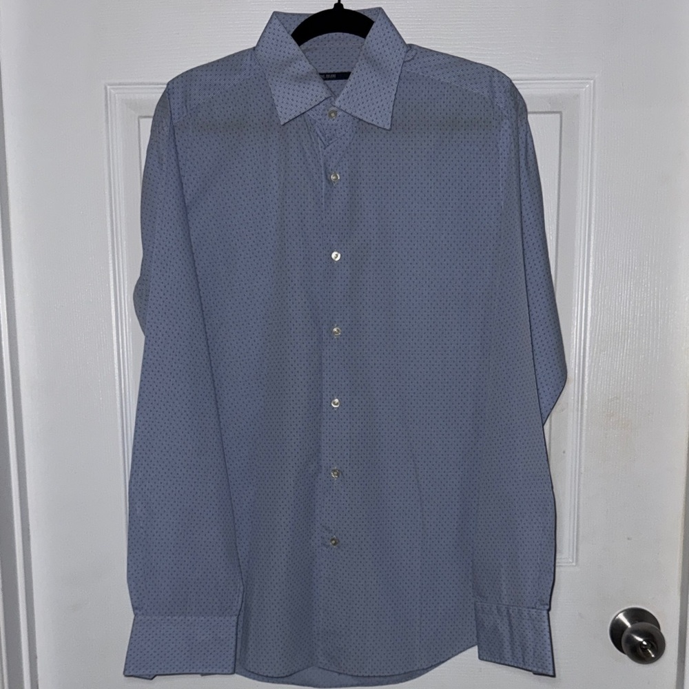 Pal Zileri Classic Blue Dress Shirt 41/16